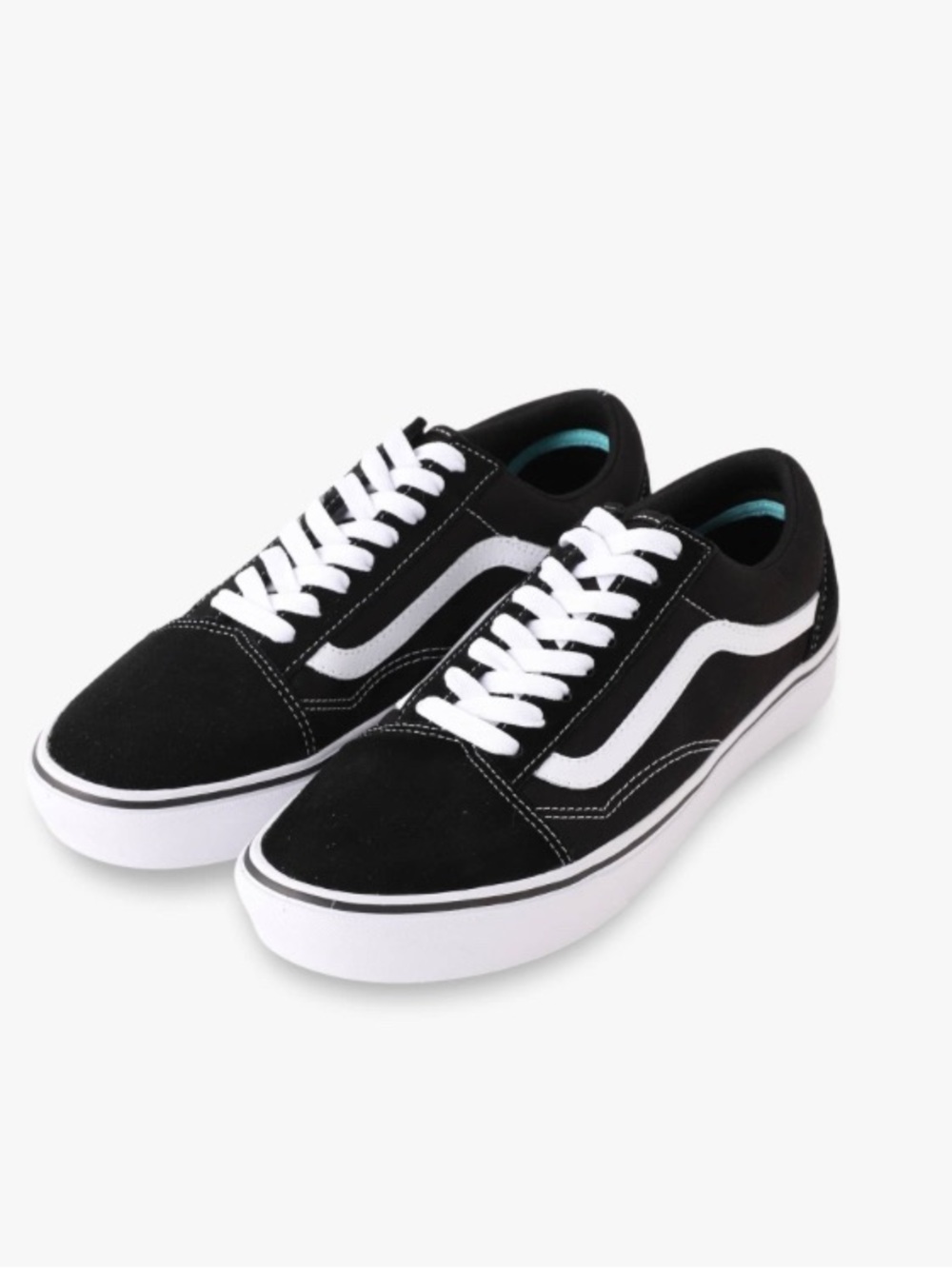 Vans Black White Low Top  Canvas /Suede Skate Shoe  Size M5/W6.5 great condition